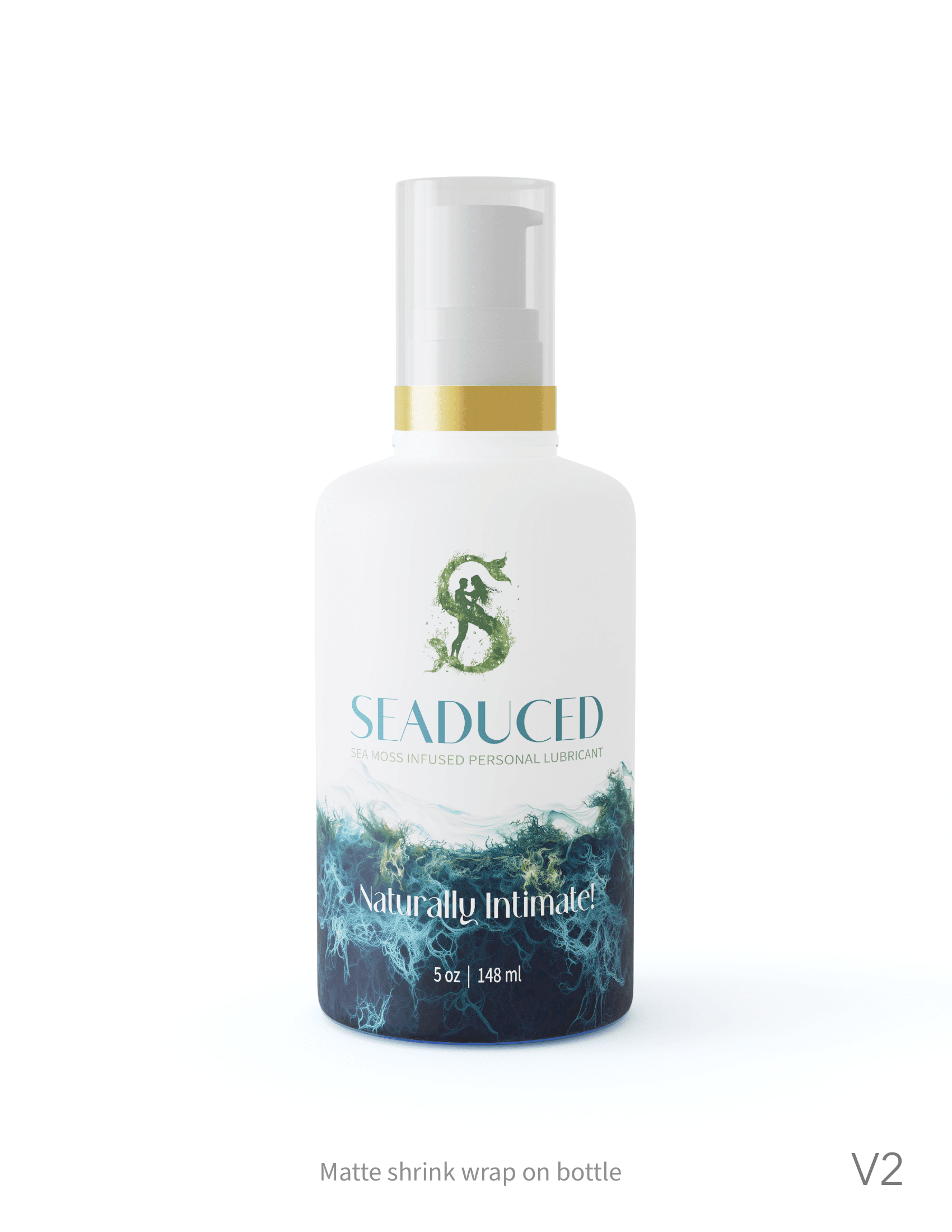 Seaduced V2 bottle — three-quarter view